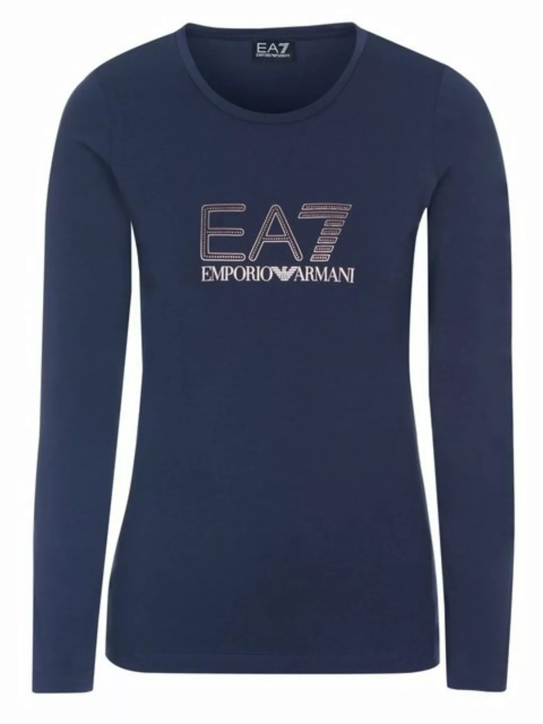 Emporio Armani Longsleeve EA7 Emporio Armani Top nachtblau günstig online kaufen