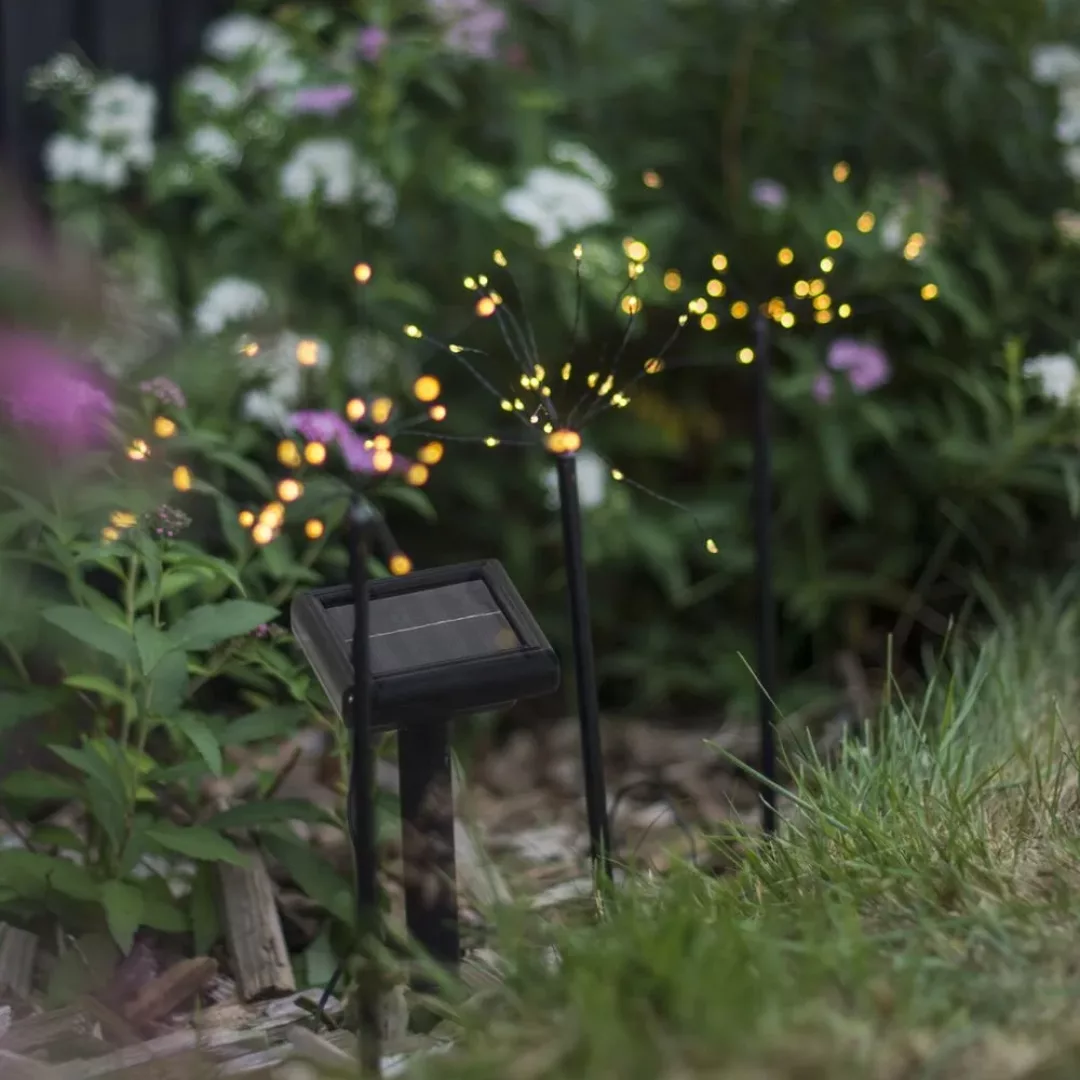LED-Solarleuchte Firework im Set mit Erdspießen günstig online kaufen