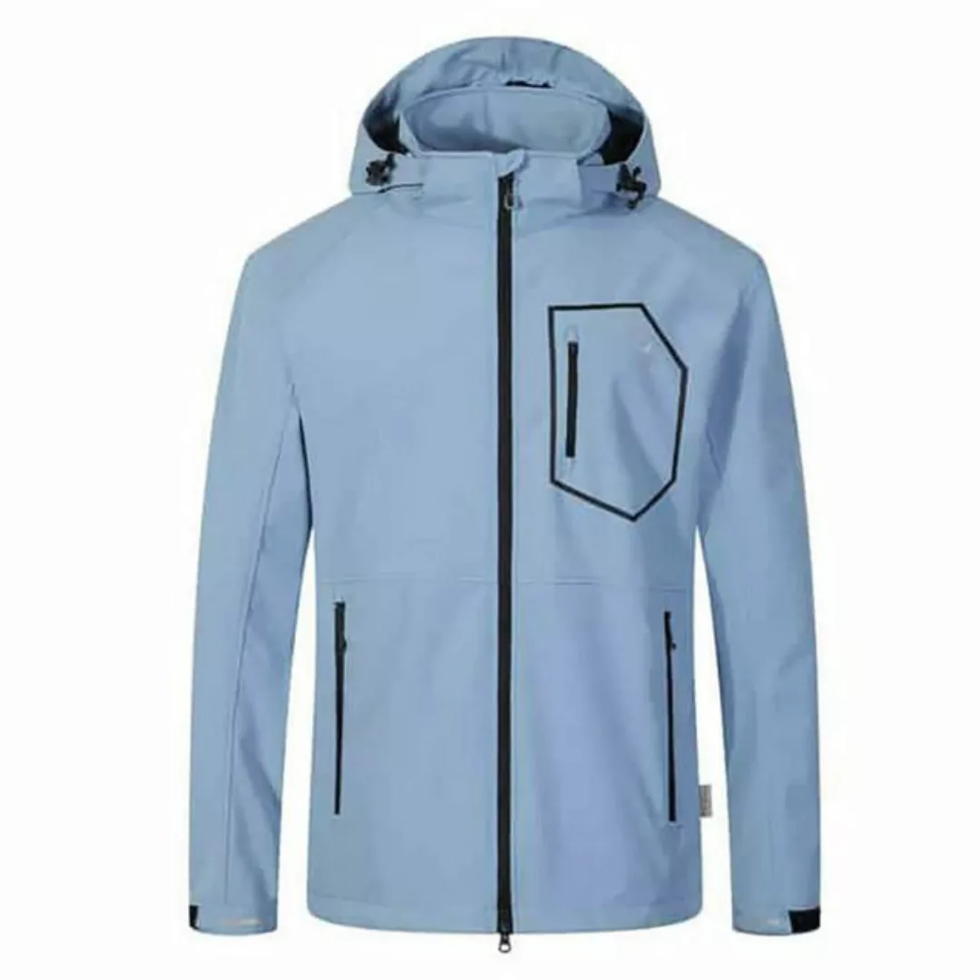 Blue Wave Softshelljacke Herren Jacke Louis mit verstellbarer Kapuze - wind günstig online kaufen