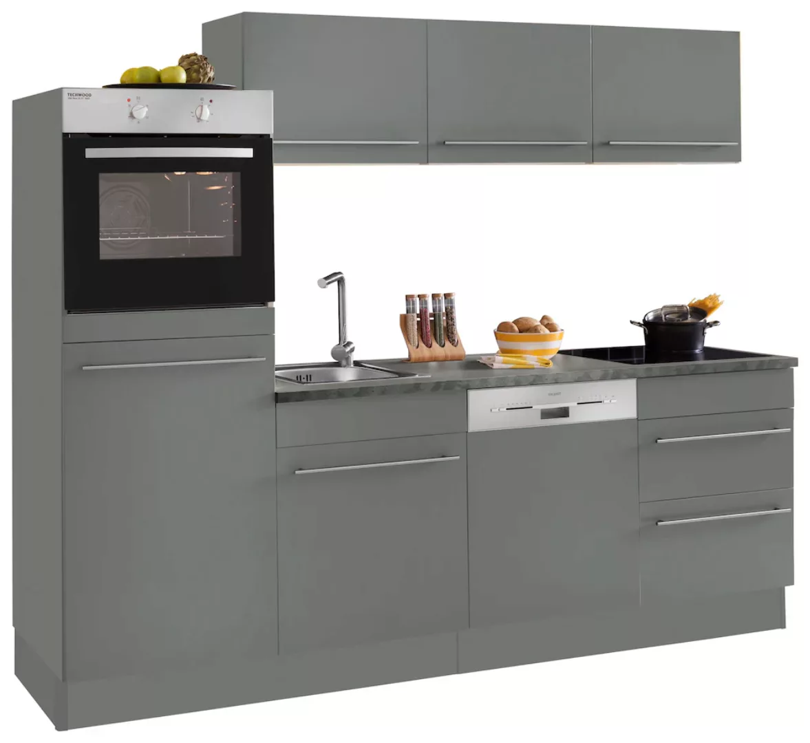 OPTIFIT Küche "Bern", Breite 240 cm, ohne E-Geräte, Stärke der Arbeitsplatt günstig online kaufen