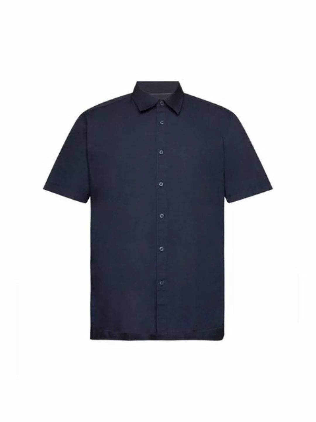 edc by Esprit Kurzarmhemd Kurzärmeliges Hemd aus nachhaltiger Baumwolle günstig online kaufen