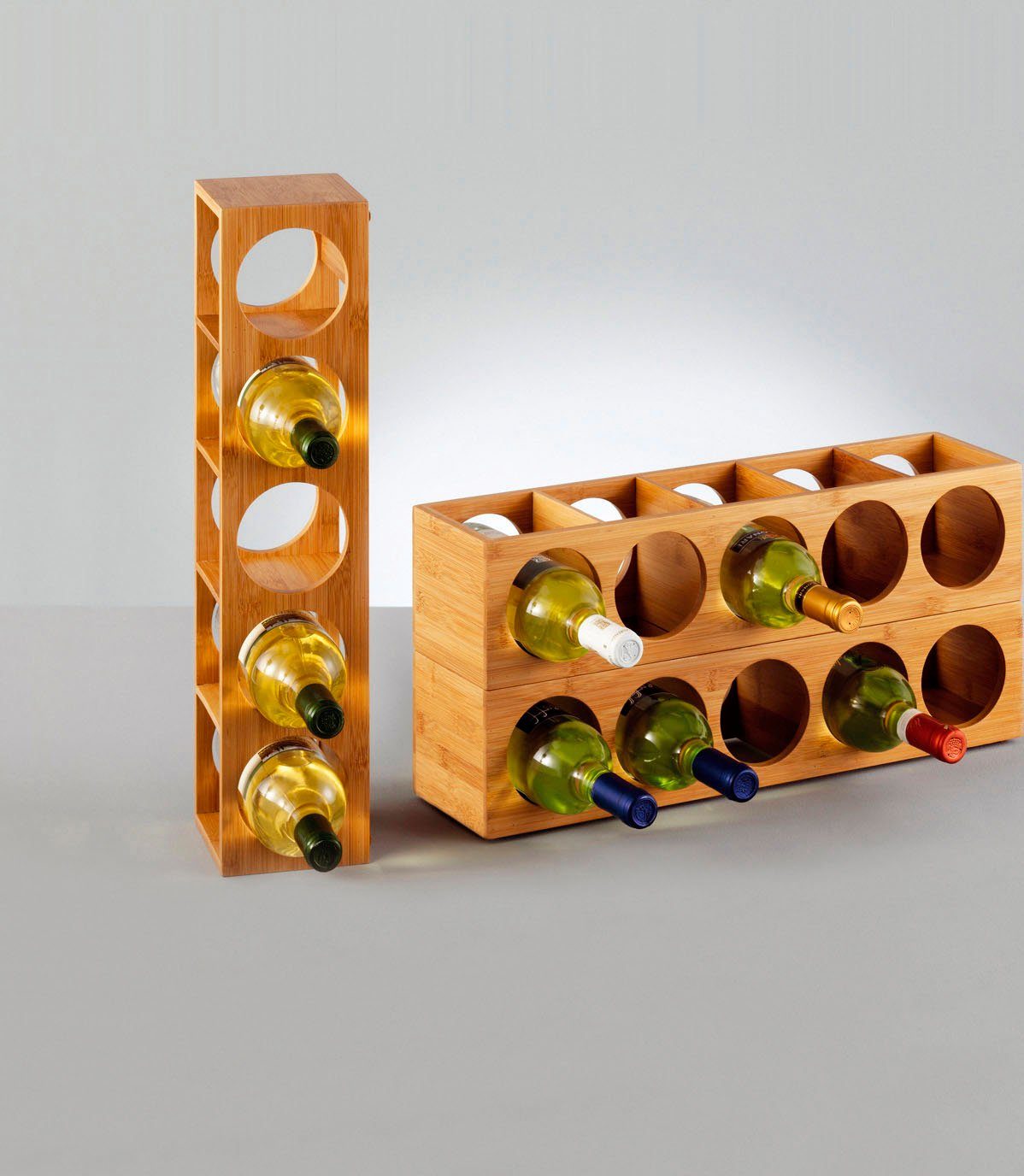 Zeller Present Weinregal Bamboo, für bis günstig online kaufen
