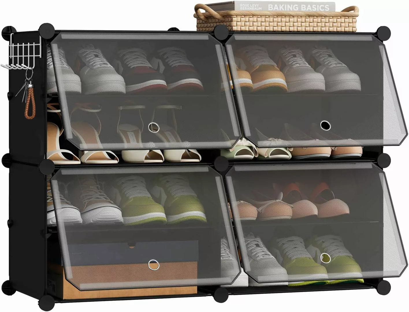 EUGAD Schuhbox (8 St), Schuhorganizer Schuhregal günstig online kaufen