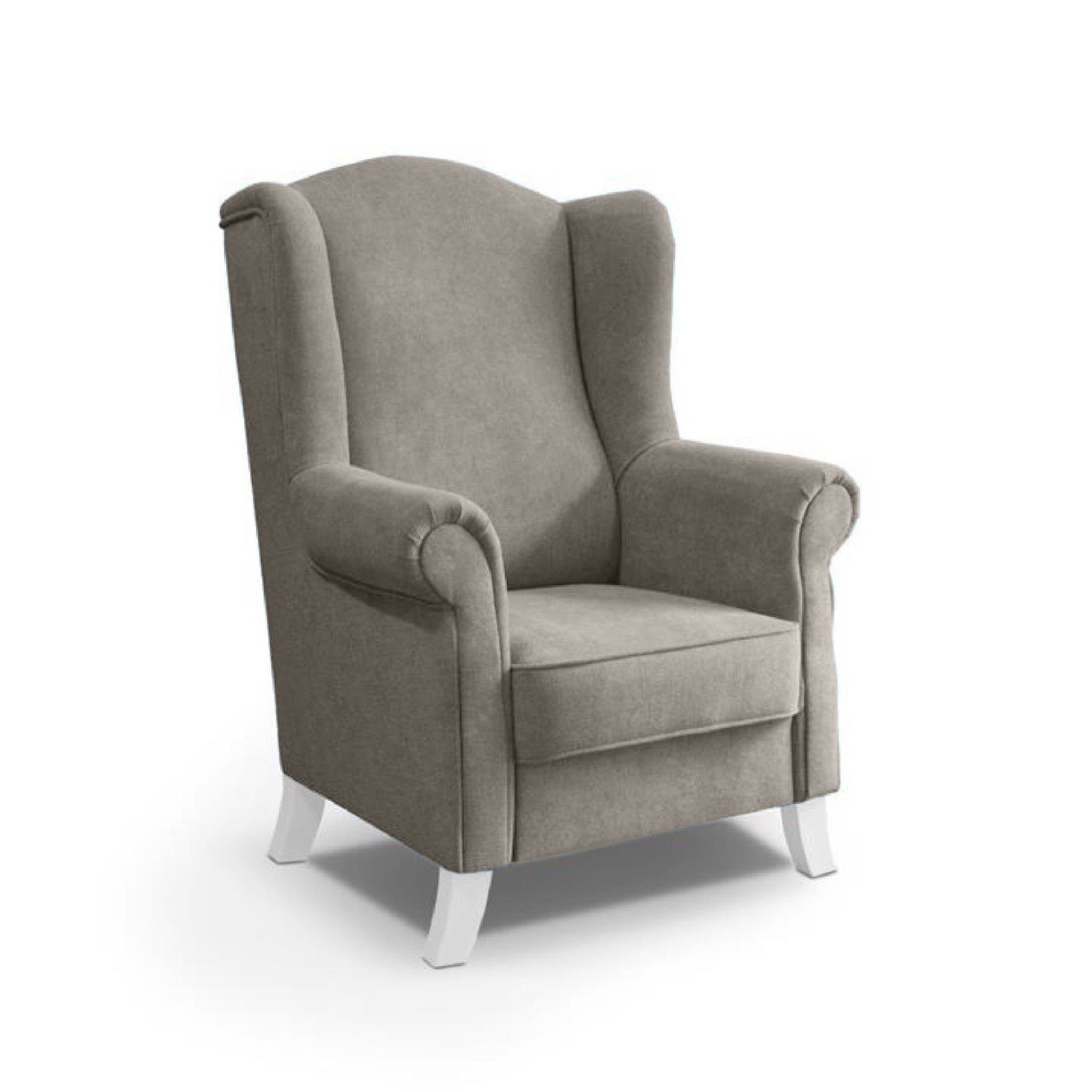 Beautysofa Ohrensessel LEONARDO Sessel Wohnzimmersessel, Fernsehsessel günstig online kaufen