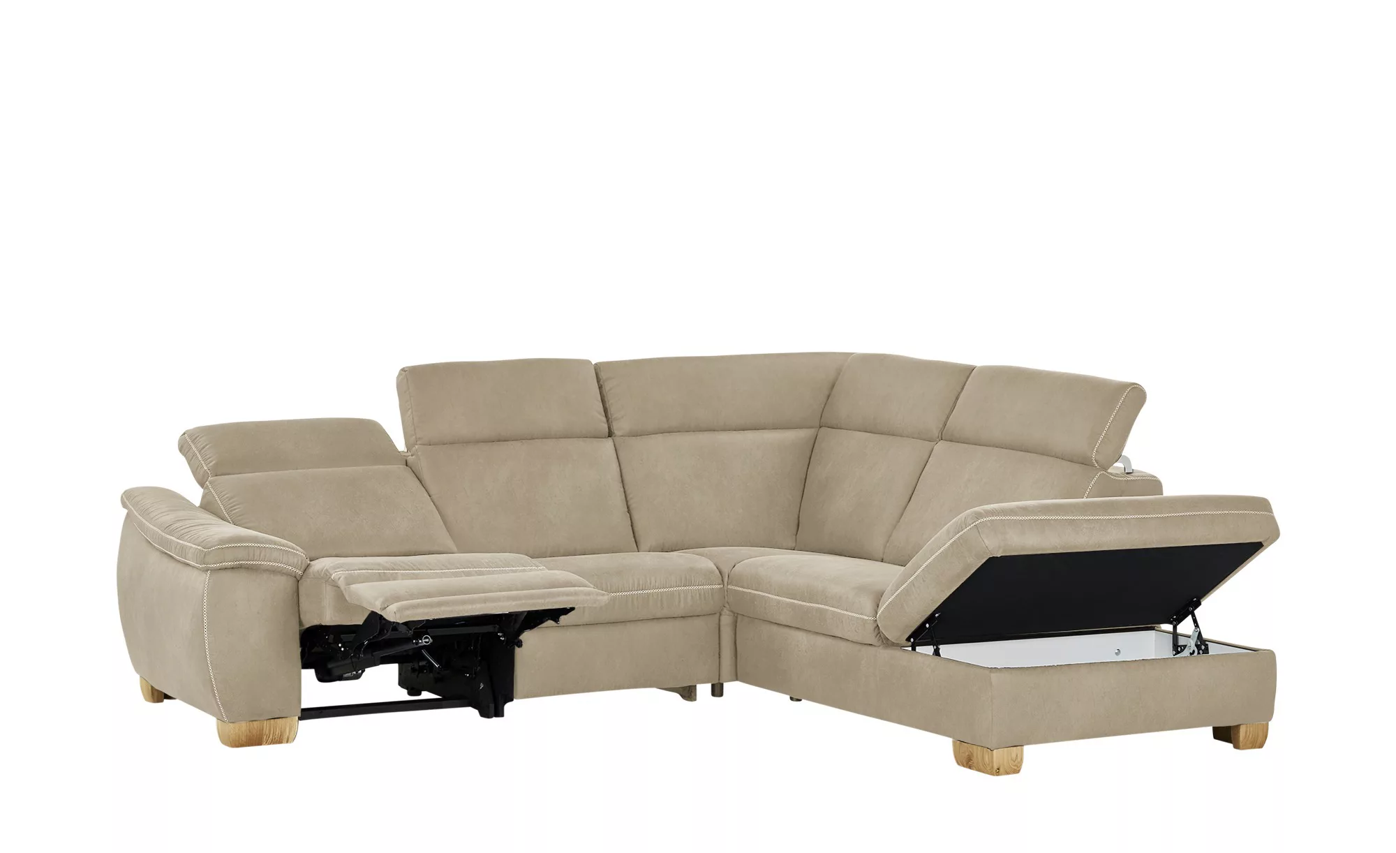 meinSofa Ecksofa  Litos ¦ beige ¦ Maße (cm): B: 271 H: 85 T: 246 Polstermöb günstig online kaufen