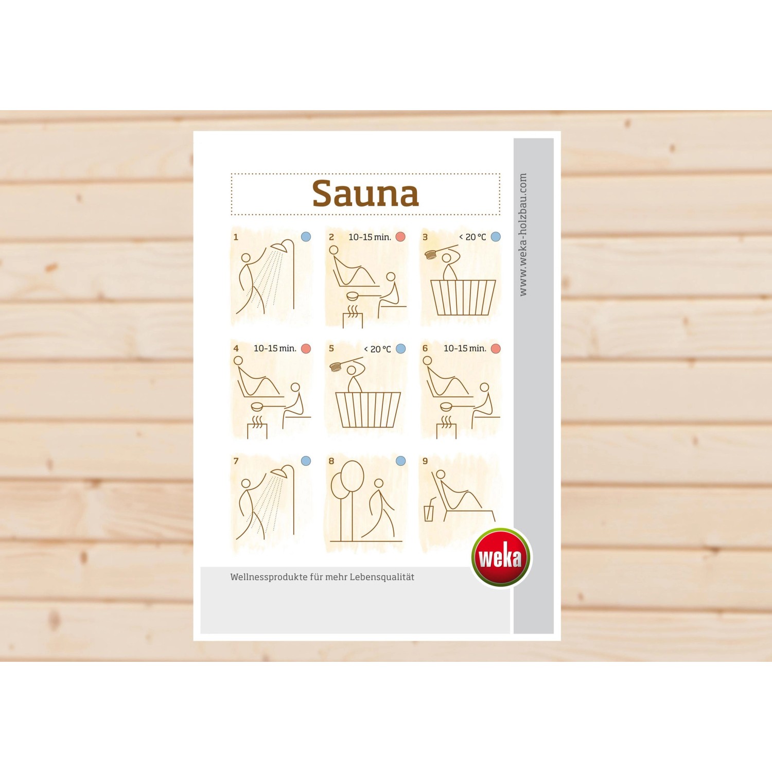 Weka Sauna-Baderegeln günstig online kaufen