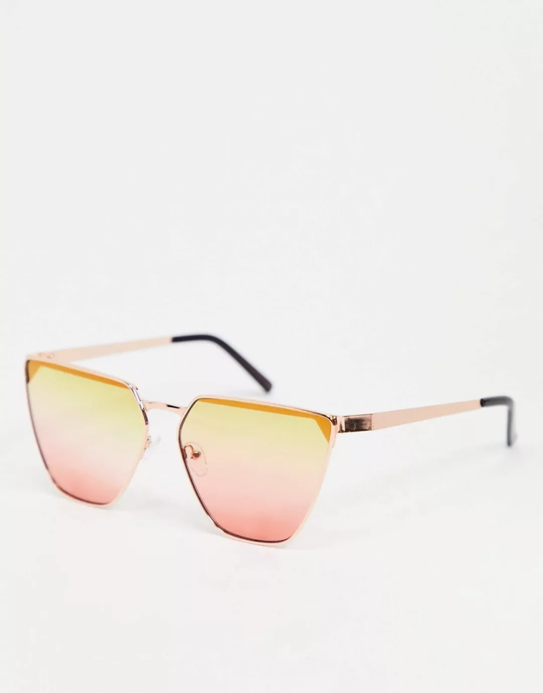 AJ Morgan – Goldfarbene Sonnenbrille mit Gläsern in Ombré-Optik günstig online kaufen