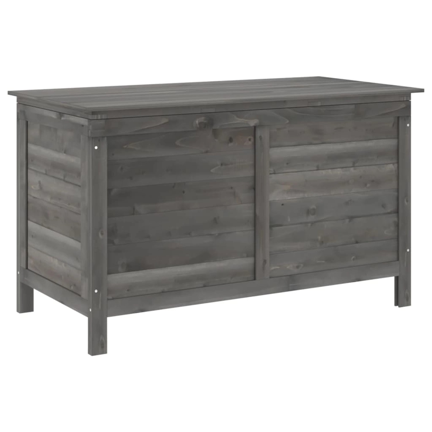 vidaXL Gartentruhe Anthrazit 99x49,5x58,5 cm Massivholz Tanne günstig online kaufen