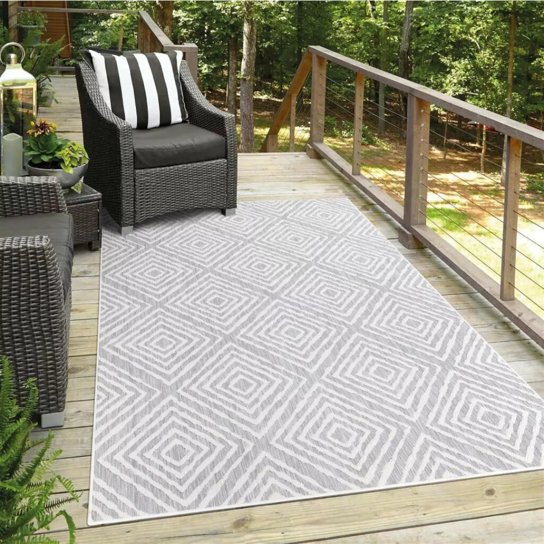 Carpet City Teppich »Outdoor«, rechteckig, UV-beständig, Flachgewebe, auch günstig online kaufen