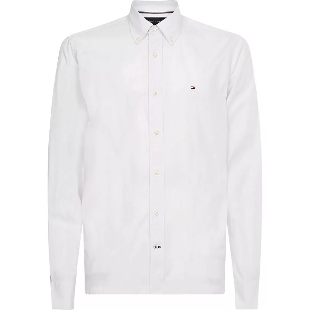 Tommy Hilfiger Natural Soft End On End Shirt M White / Alabaster günstig online kaufen