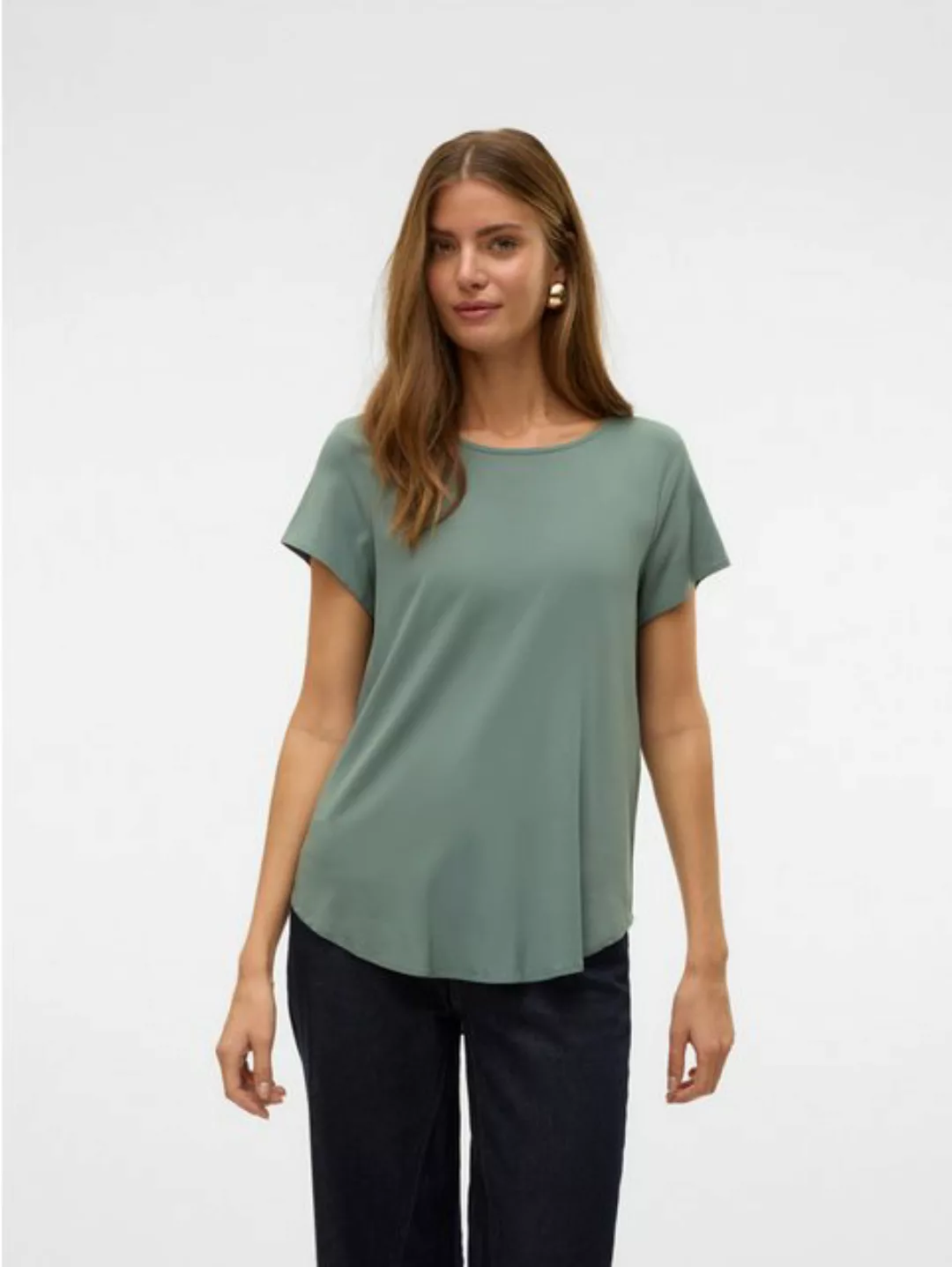 Vero Moda Blusenshirt VMBELLA SS TOP WVN GA NOOS günstig online kaufen