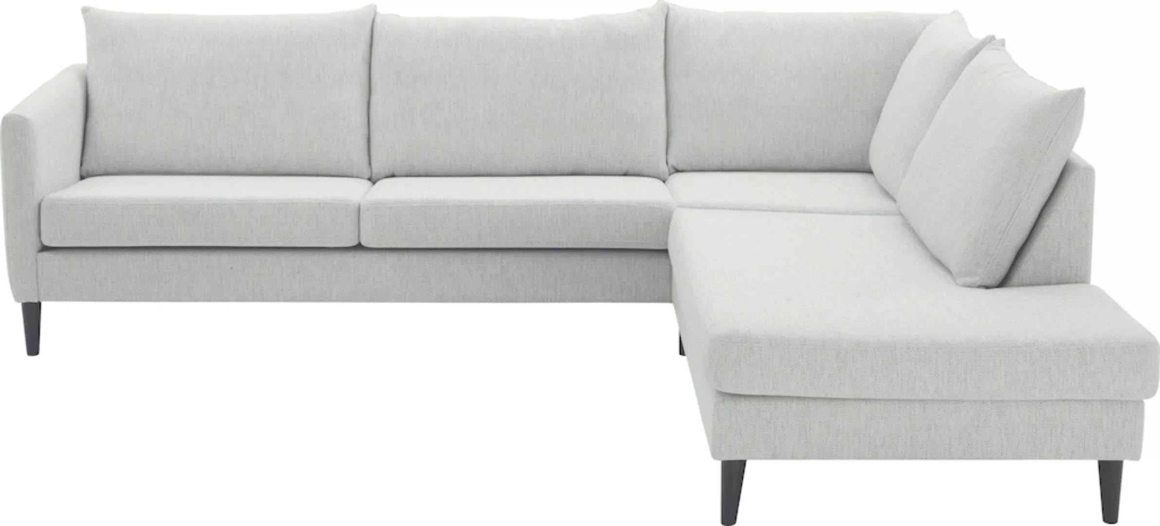 ATLANTIC home collection Ecksofa "Rekvik L-Form", mit Wellenunterfederung, günstig online kaufen