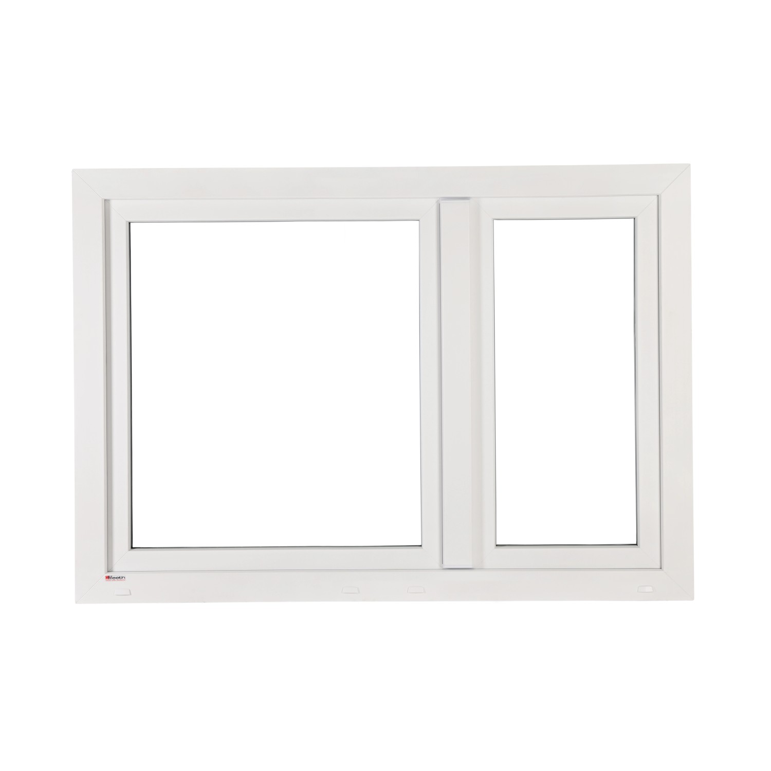 KM Meeth Kunststoff-Fenster CL70P Weiß 145 cm x 80 cm Dreh-Kipp/Dreh Asym. günstig online kaufen