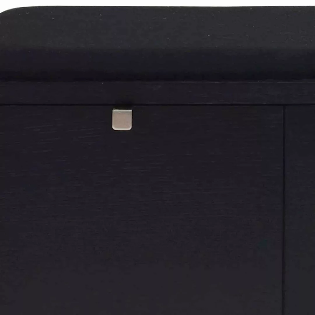 Garderobenbank in Schwarz 70 cm breit günstig online kaufen
