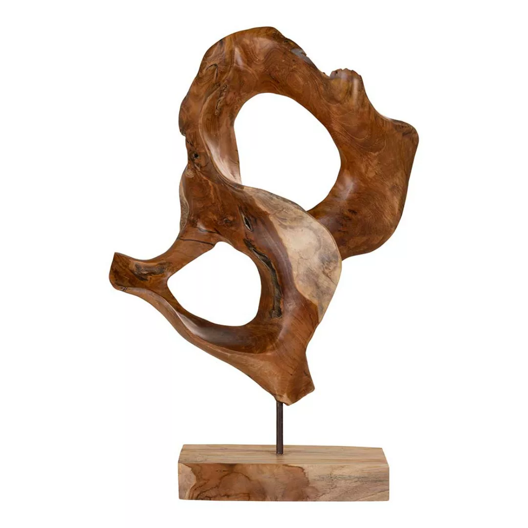 Dekofigur Skulptur Holz aus Teak Massivholz 60 cm hoch günstig online kaufen