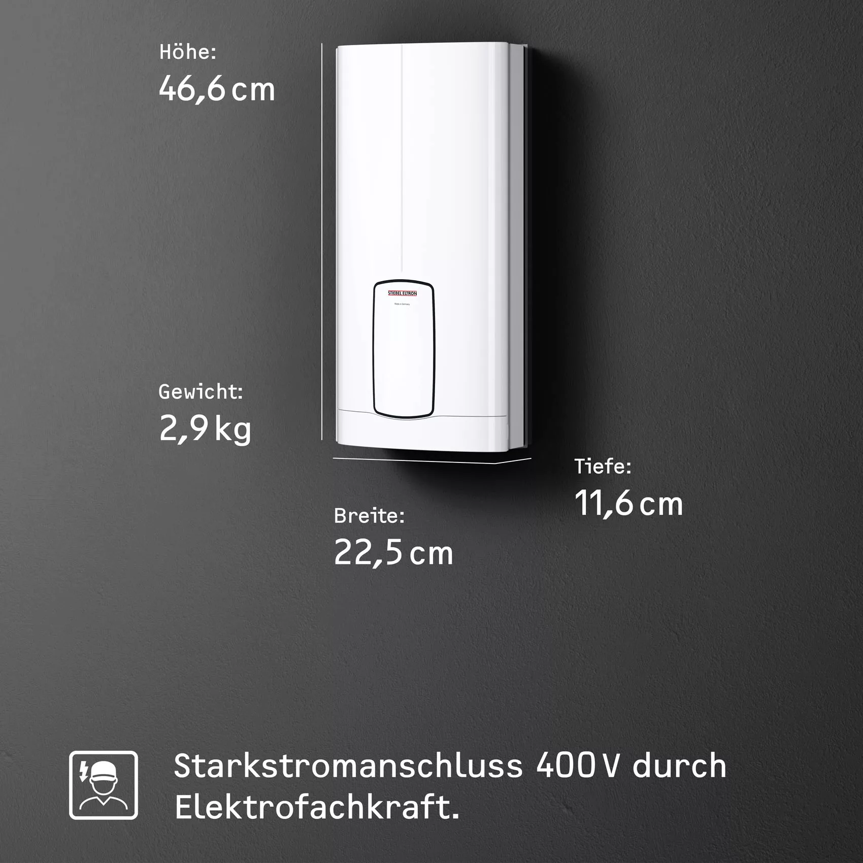 STIEBEL ELTRON Komfort-Durchlauferhitzer »HDB-E 18 Trend 25A«, 2i Technolog günstig online kaufen