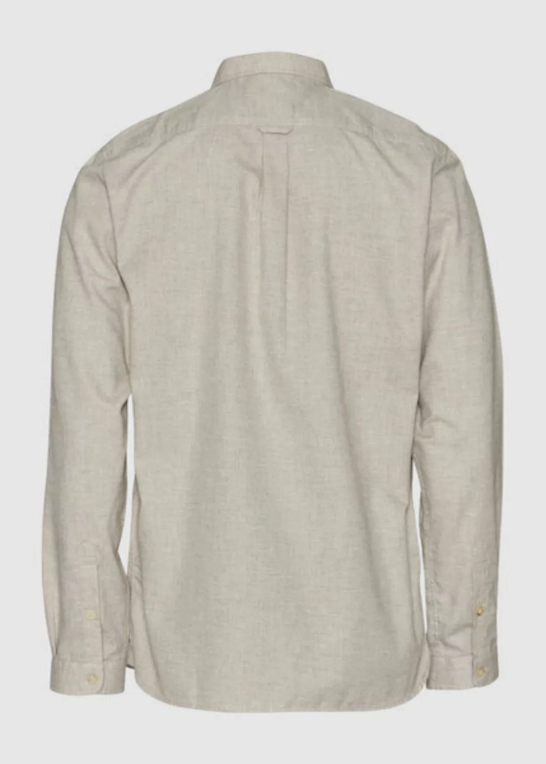 Elder Regular Fit Melange Flannel Hemd - Gots/vegan günstig online kaufen
