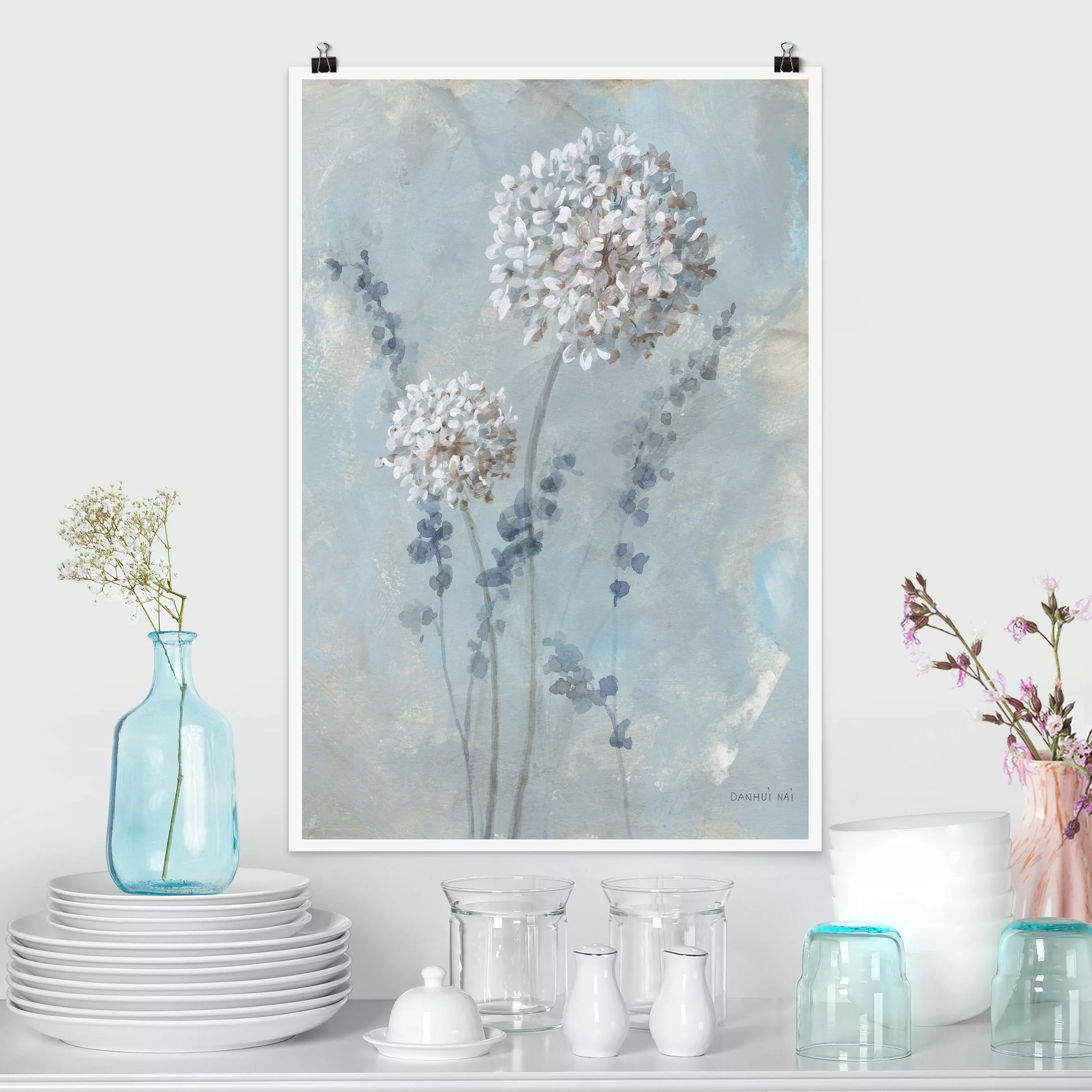 Poster Luftige Blüten günstig online kaufen