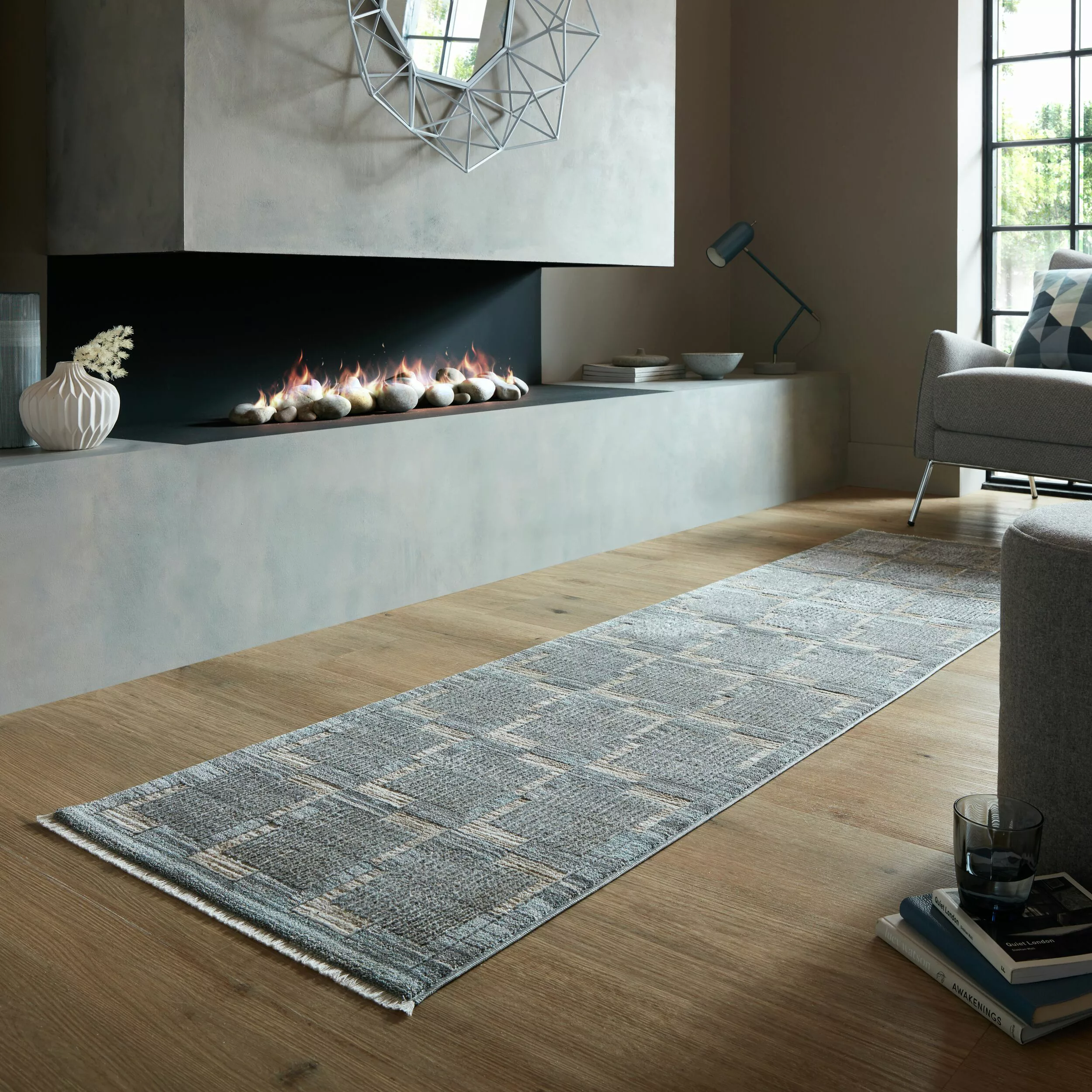 FLAIR RUGS Teppich »Evelyn Blocks«, rechteckig, Flor mit Glanzeffekt günstig online kaufen