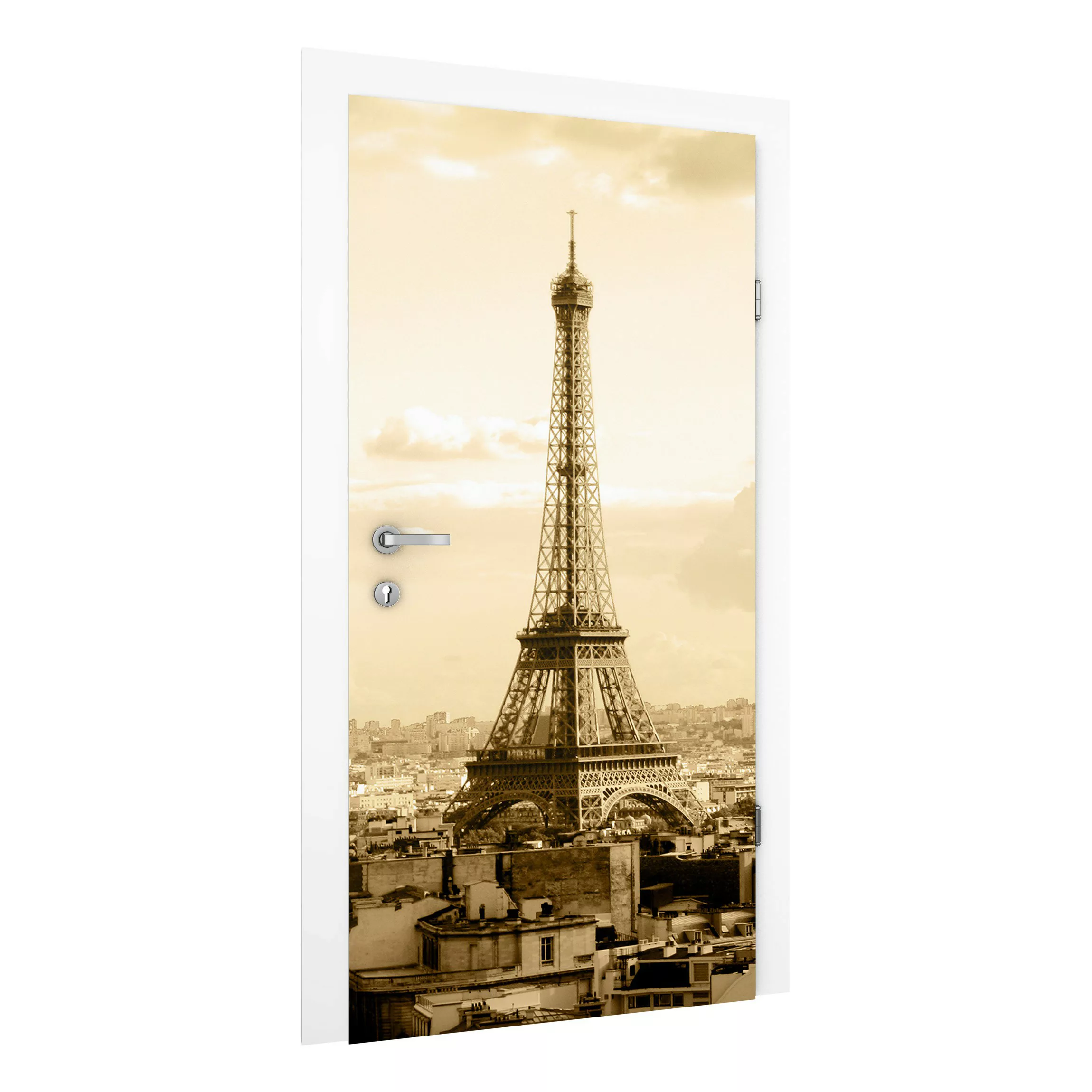 Türtapete I Love Paris günstig online kaufen
