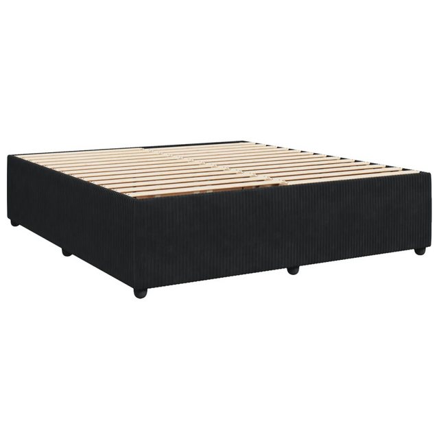 vidaXL Bettgestell Bettgestell Schwarz 180200 cm Samt Bett Bettgestell günstig online kaufen