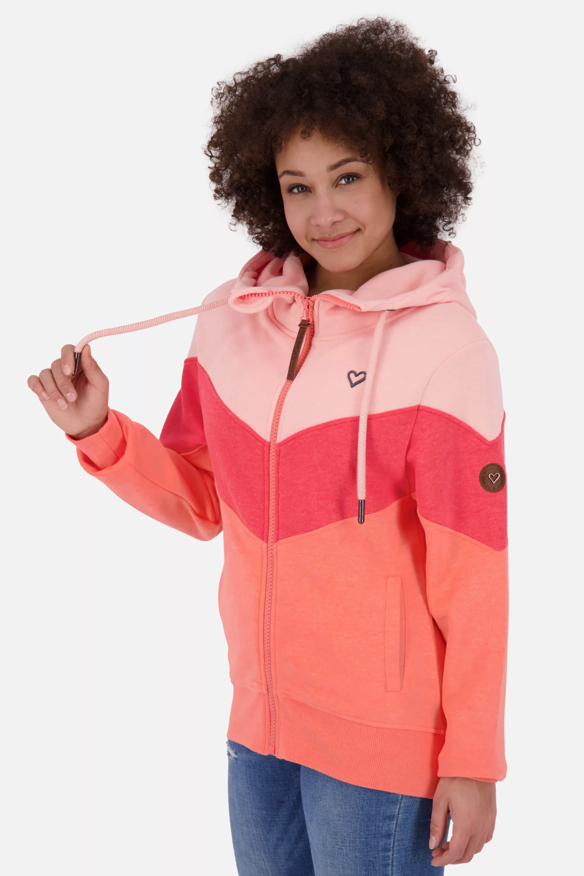 Alife & Kickin Kapuzensweatjacke "StellinaAK A Hooded Sweatjacket Damen" günstig online kaufen