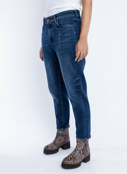 Farmer - Cropped Loose Fit Jeans günstig online kaufen