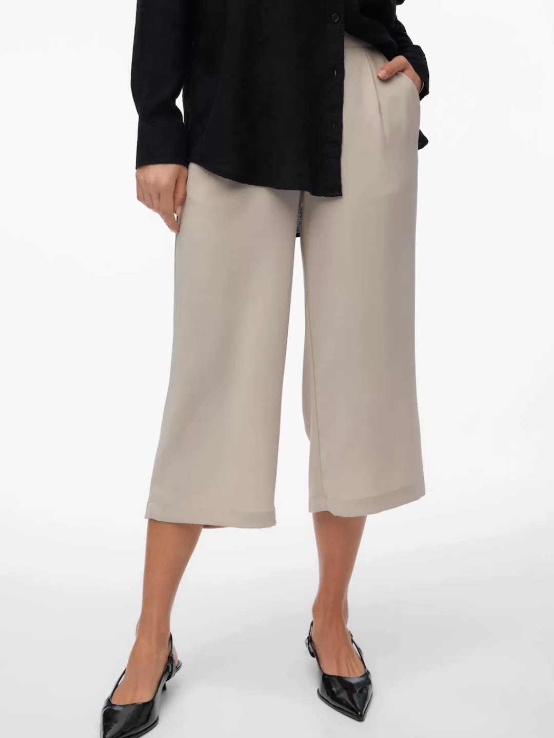 Vero Moda Culotte Vero Moda Damen Culotte Pant - VmCoco 3/4 Stoff-Hose Pull günstig online kaufen
