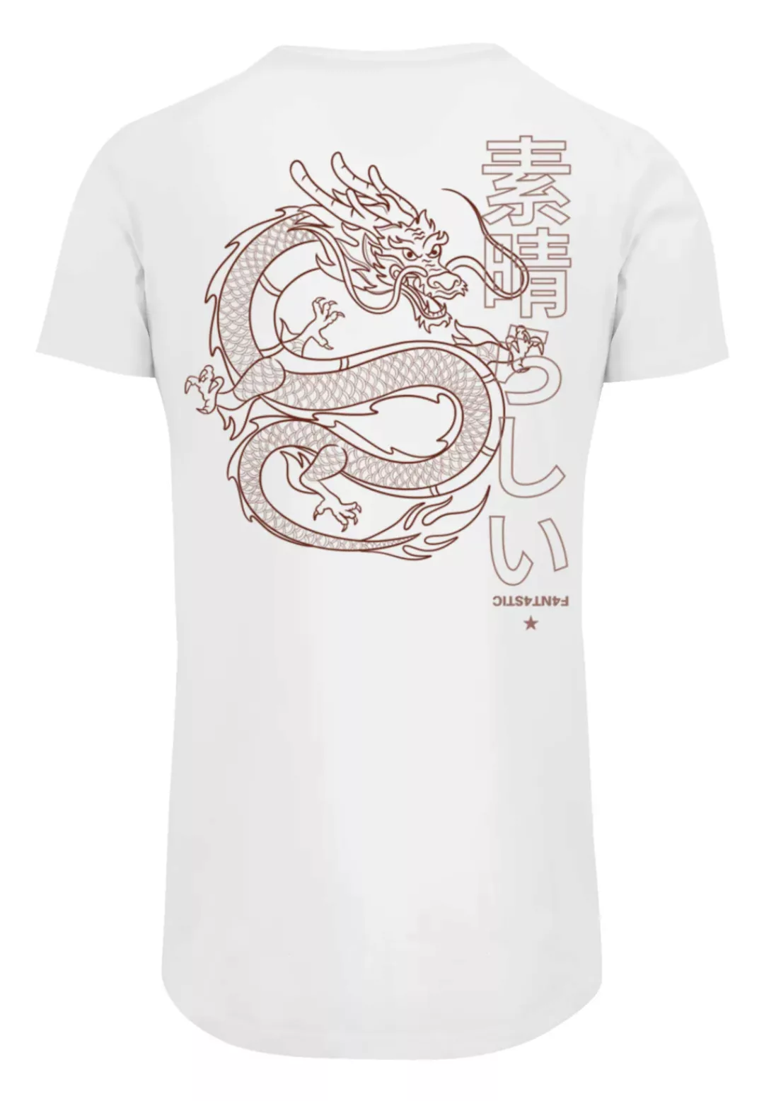 F4NT4STIC T-Shirt "PLUS SIZE Dragon Drache Japan", Print günstig online kaufen