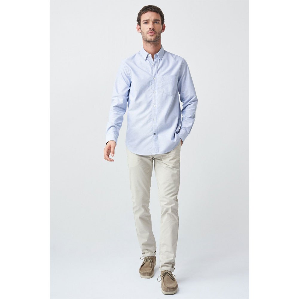 Salsa Jeans 125459-806 / Fit Regular Oxford Langarm Hemd 2XL Blue günstig online kaufen