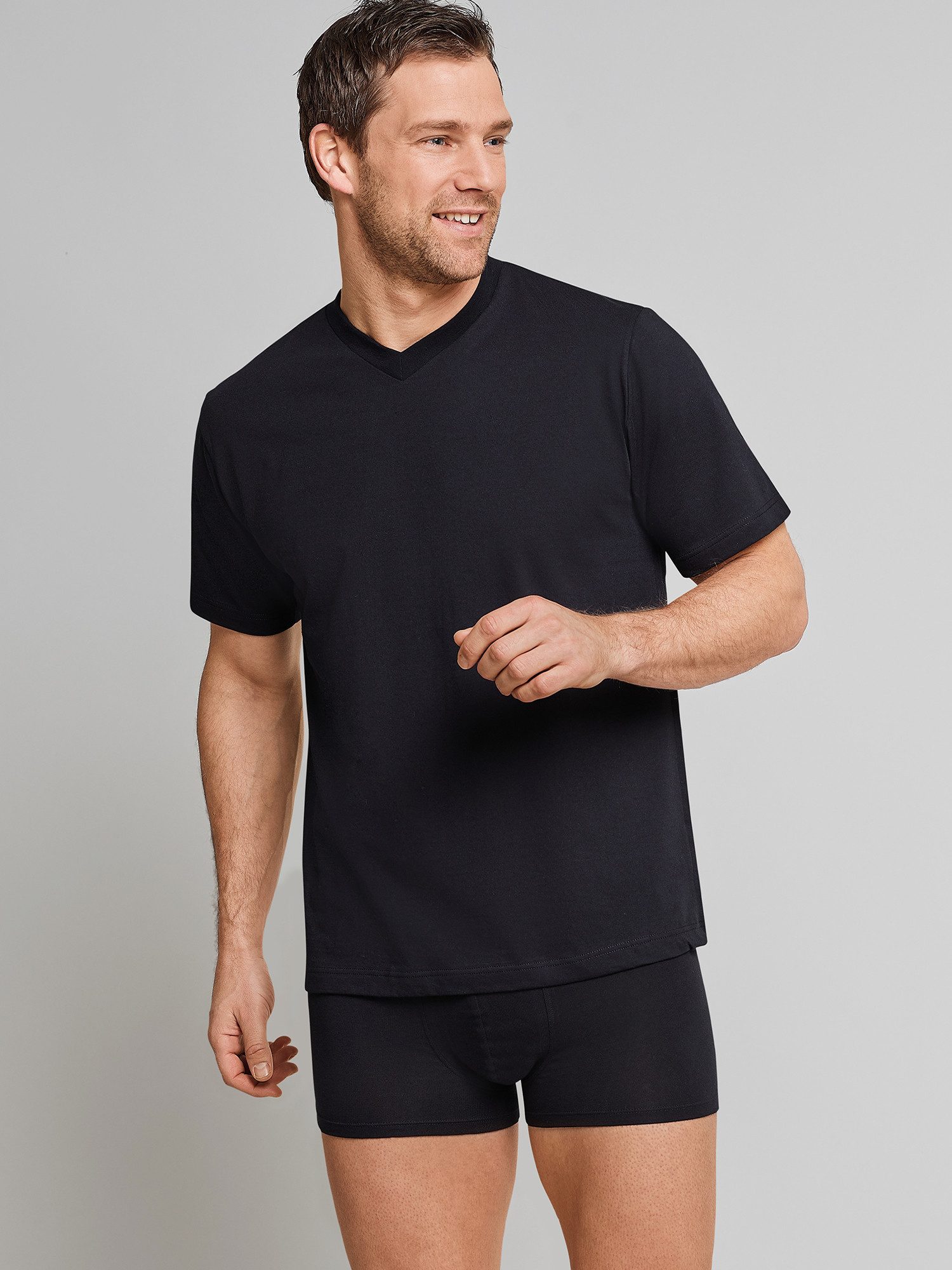 Schiesser T-Shirt American Shirt (4-tlg) unterziehshirt günstig online kaufen