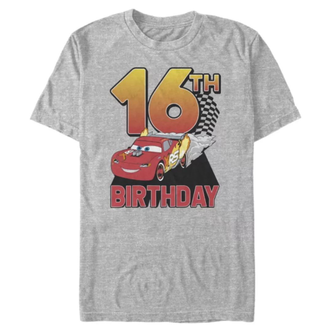 Pixar - Cars - Gruppe Lightning Birthday 16 - Männer T-Shirt günstig online kaufen