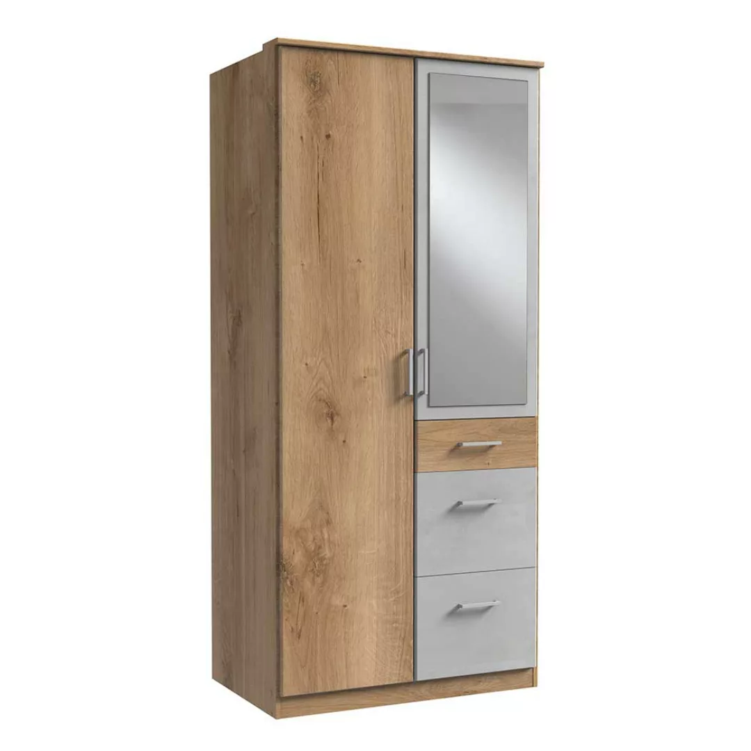 Jugend Kleiderschrank modern mit Spiegeltür drei Schubladen günstig online kaufen