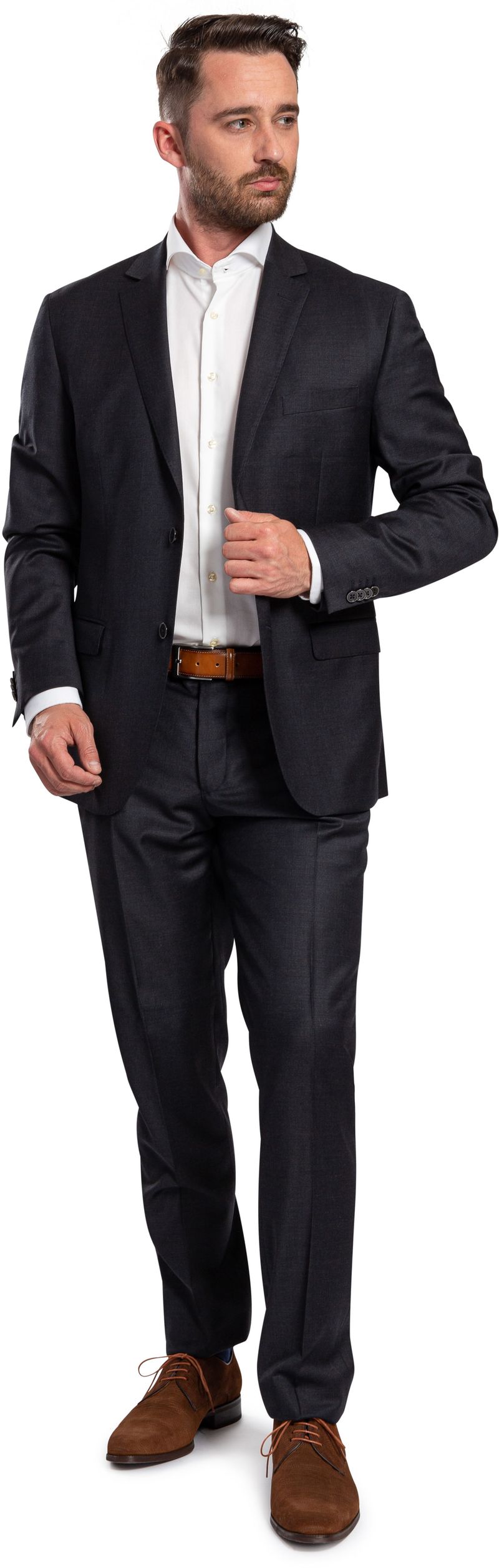 Suitable Anzug Lucius Serge Wolle Schwarz - Größe 52 günstig online kaufen