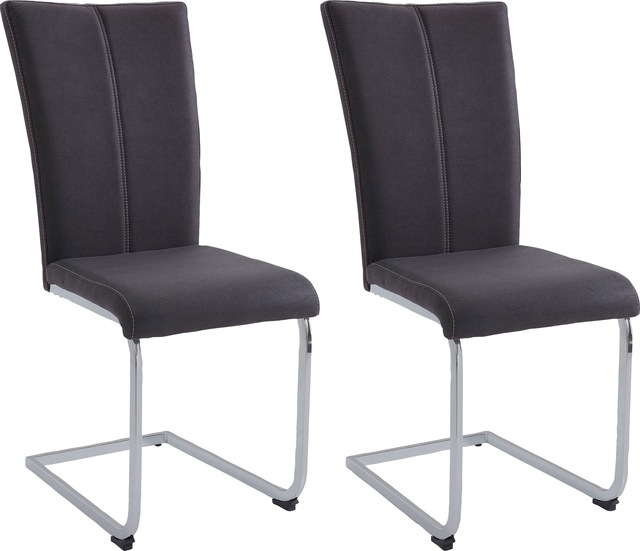Home affaire Freischwinger "Nils", (Set), 2 St., Luxus-Microfaser Lederopti günstig online kaufen
