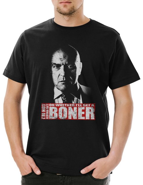 Urban Backwoods Print-Shirt Hank Schrader Herren T-Shirt Breaking DEA Walt günstig online kaufen