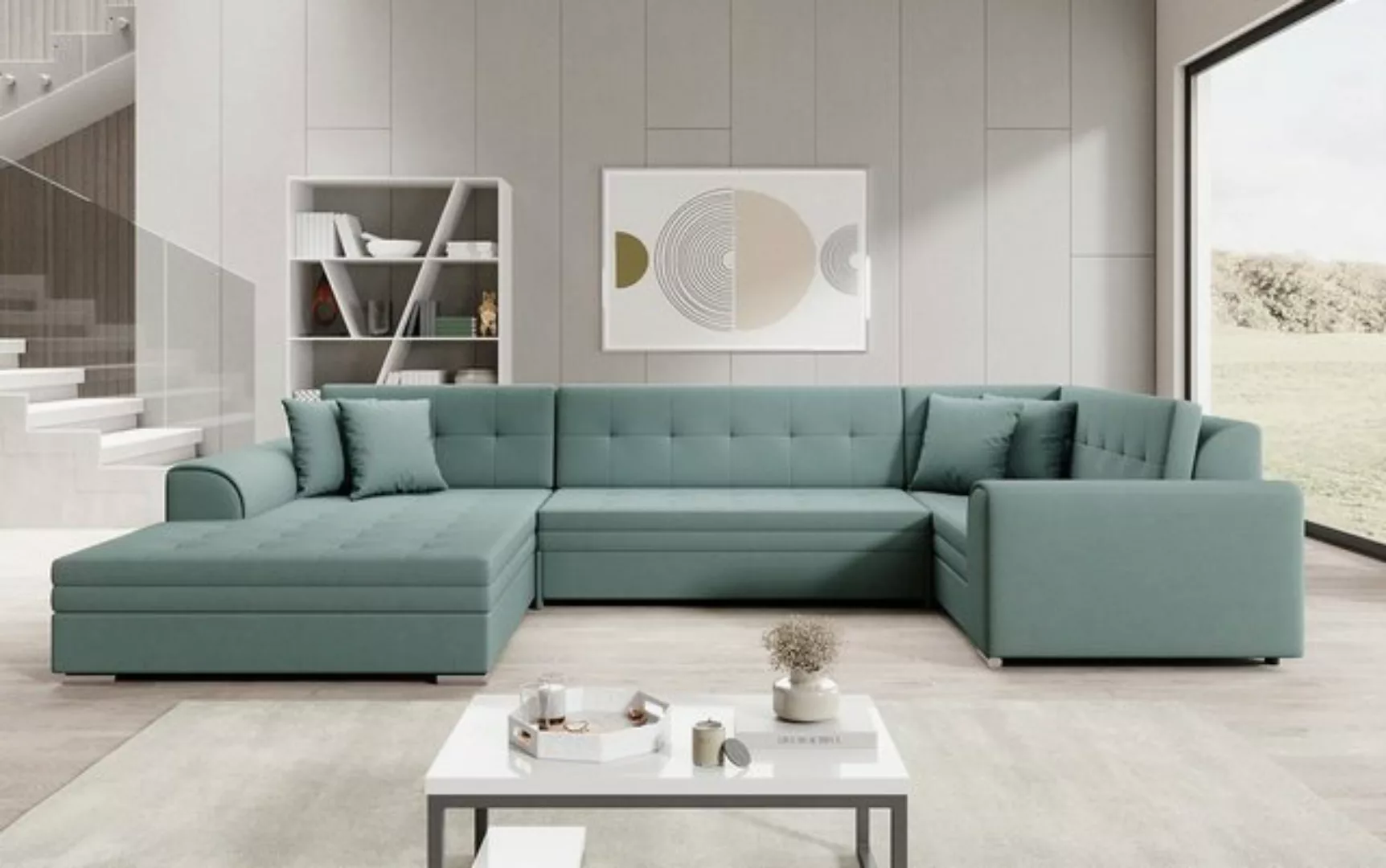 Luxusbetten24 Schlafsofa Designer Sofa Velio, mit Schlaffunktion günstig online kaufen