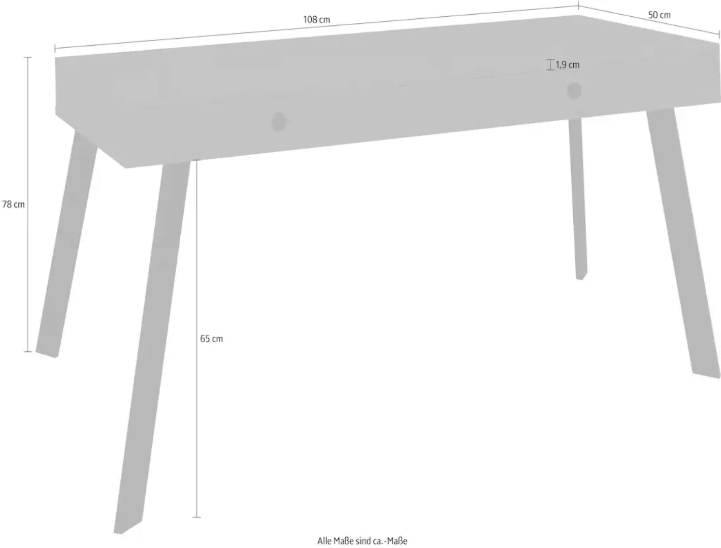 Mäusbacher Schreibtisch "Big System Office", Breite 108 cm günstig online kaufen