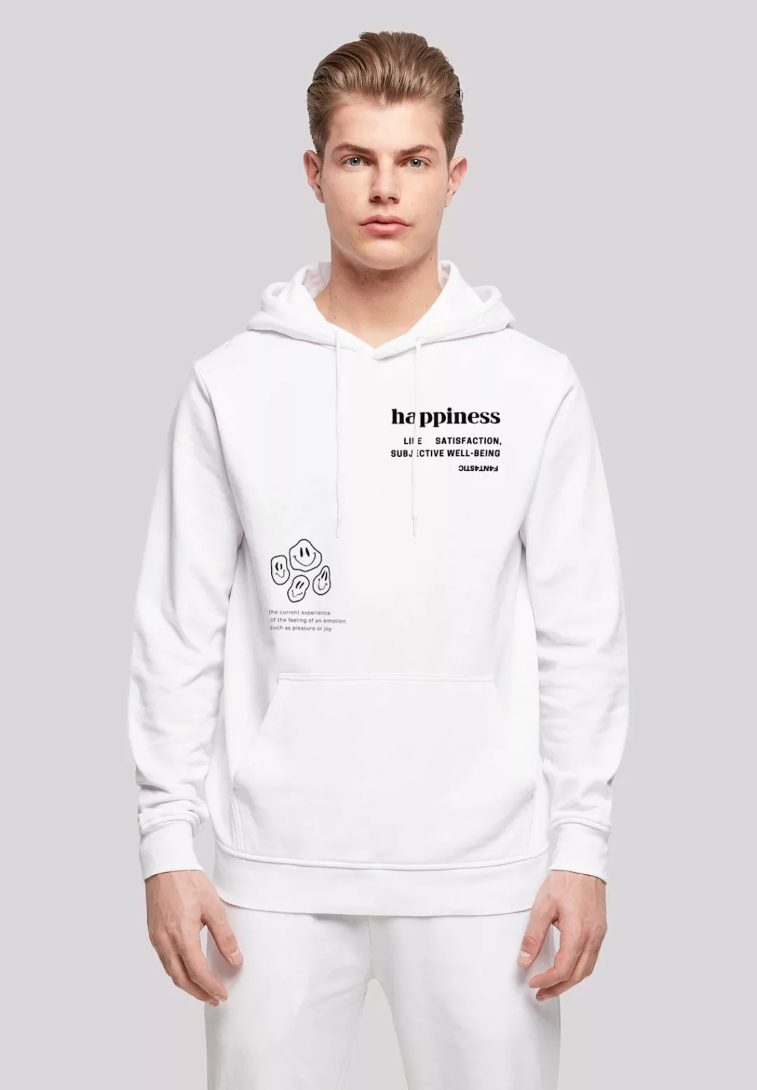 F4NT4STIC Kapuzenpullover "happiness HOODIE UNISEX", Print günstig online kaufen