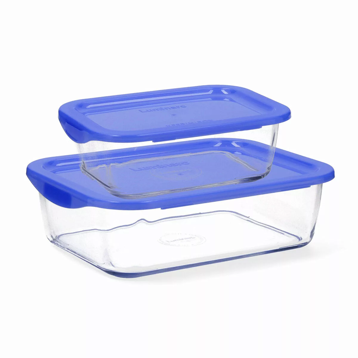 Lunchbox-set Luminarc Keep'n Blue Ice 2 Stücke Glas günstig online kaufen