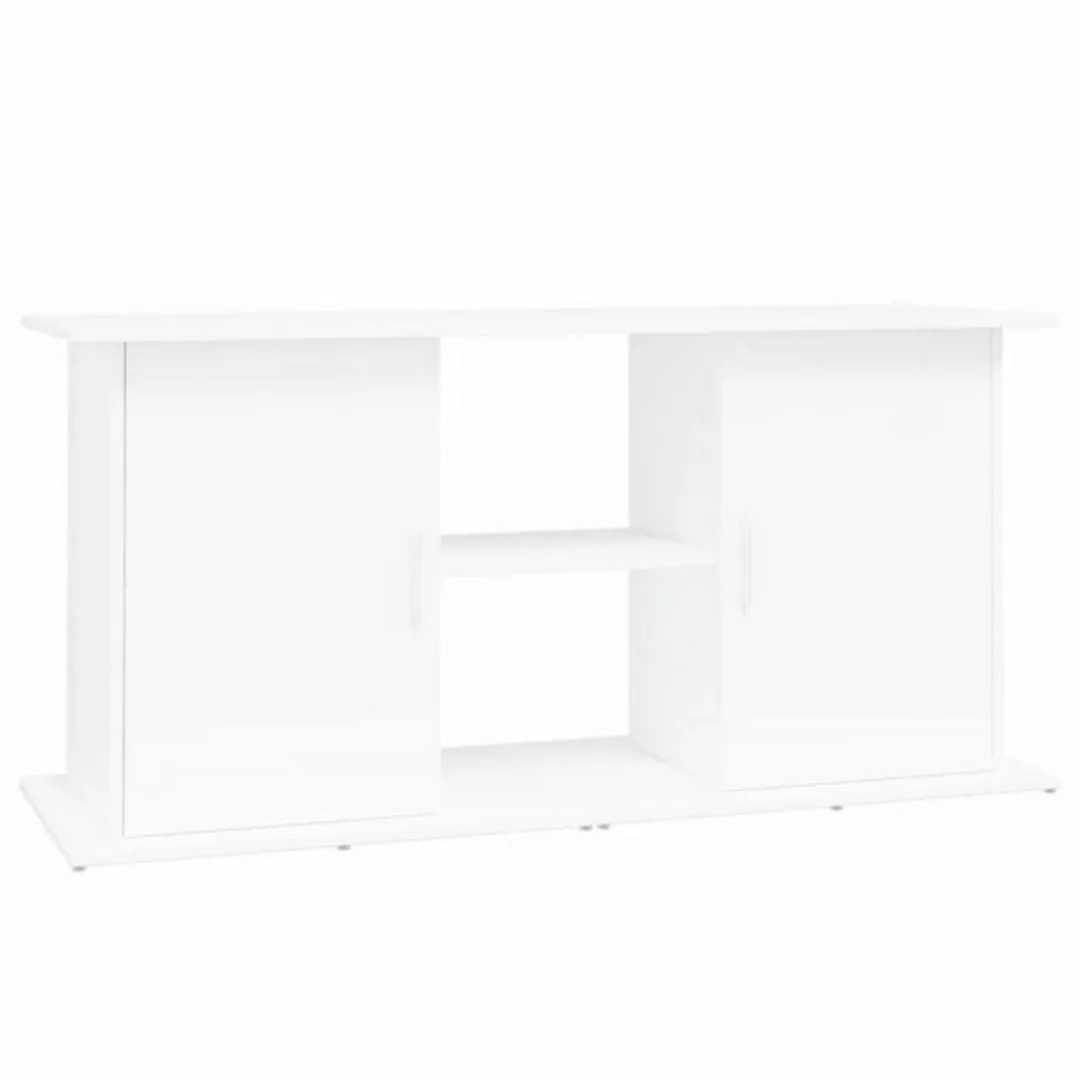 vidaXL Aquariumunterschrank Aquariumständer Weiß 121x41x58 cm Spanplatte Aq günstig online kaufen