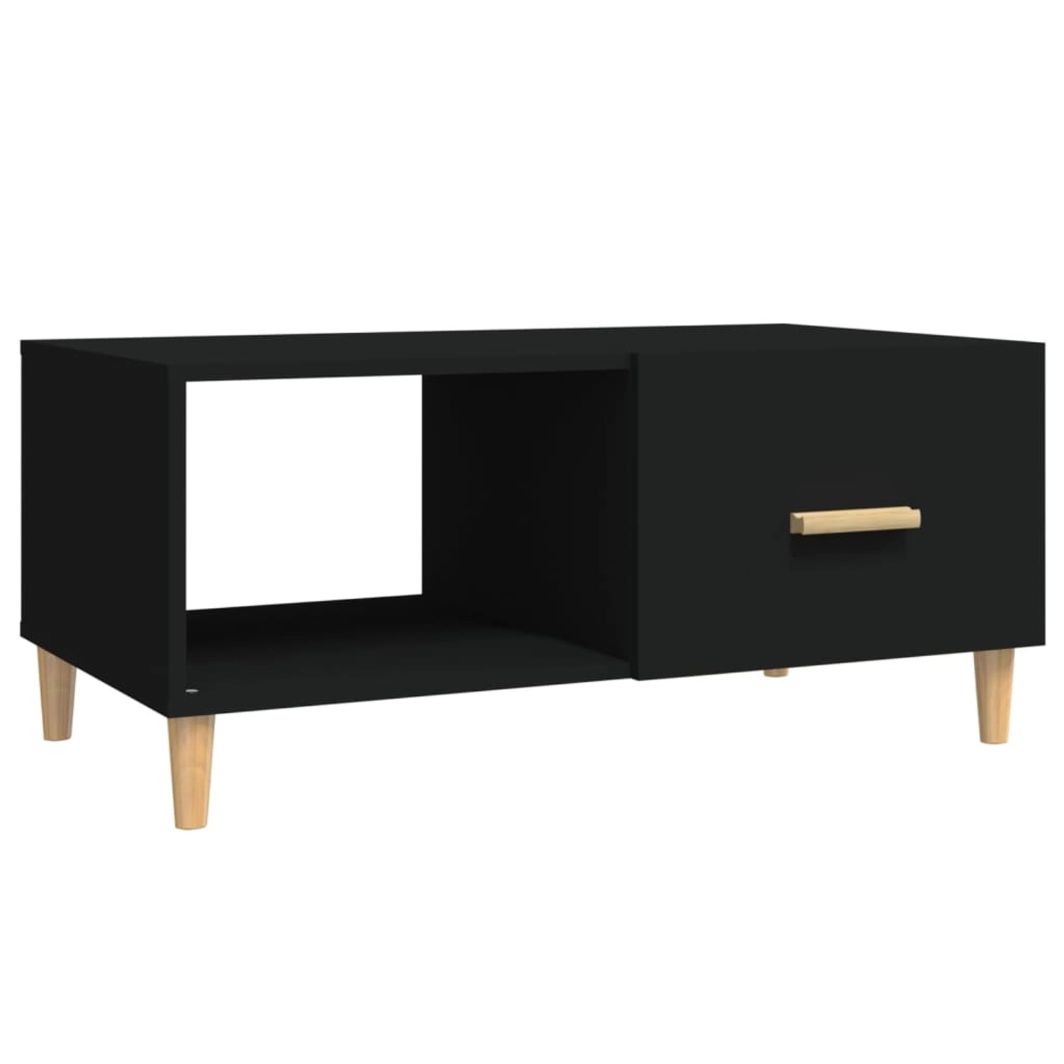 vidaXL Couchtisch Schwarz 89,5x50x40 cm Holzwerkstoff günstig online kaufen