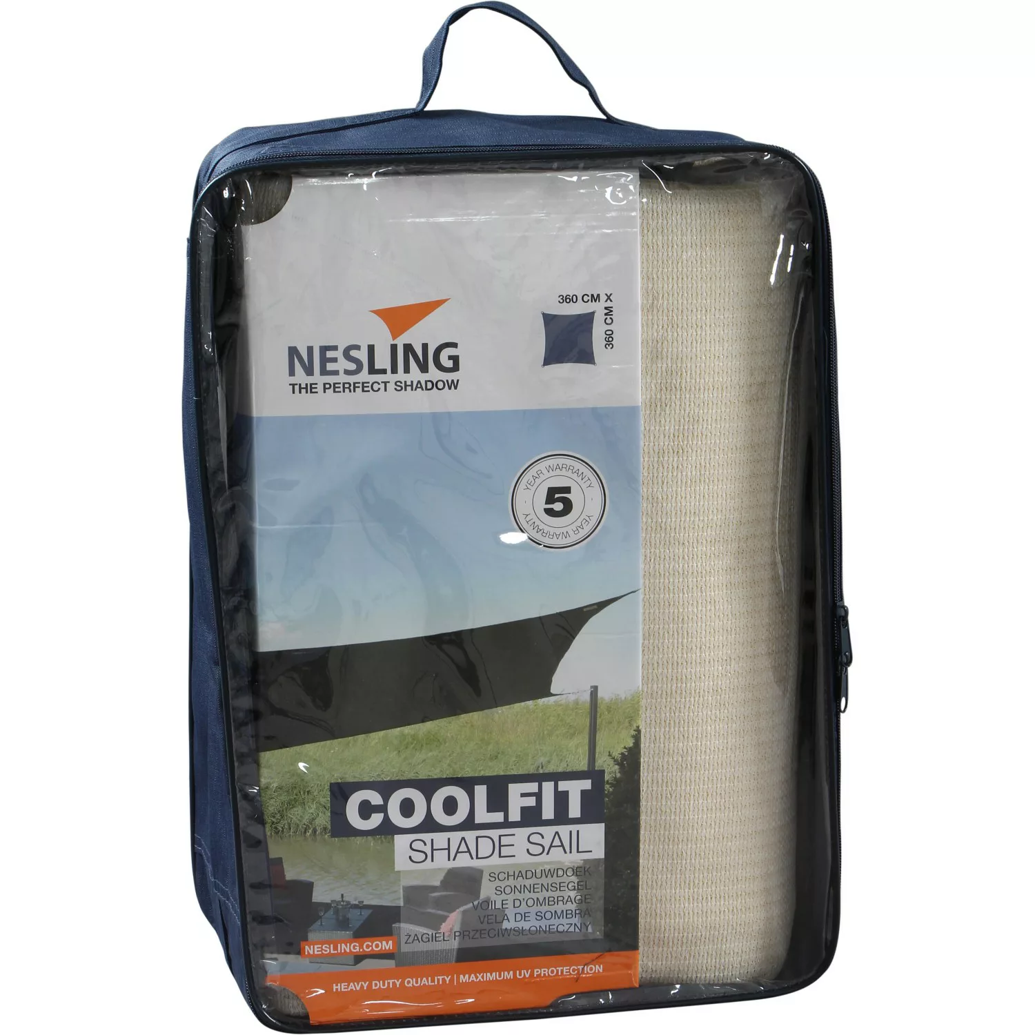 Nesling Sonnensegel Coolfit Weiß 360 cm x 360 cm günstig online kaufen