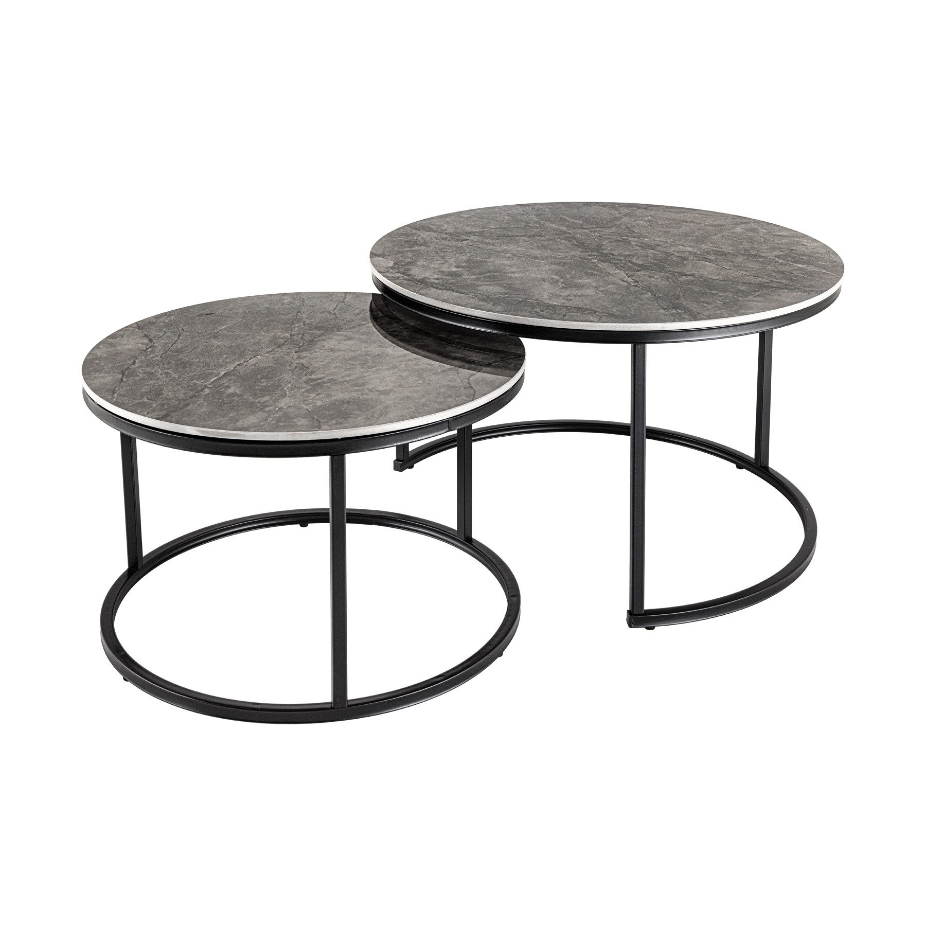 riess-ambiente Couchtisch ELEGANCE Ø70cm grau / günstig online kaufen