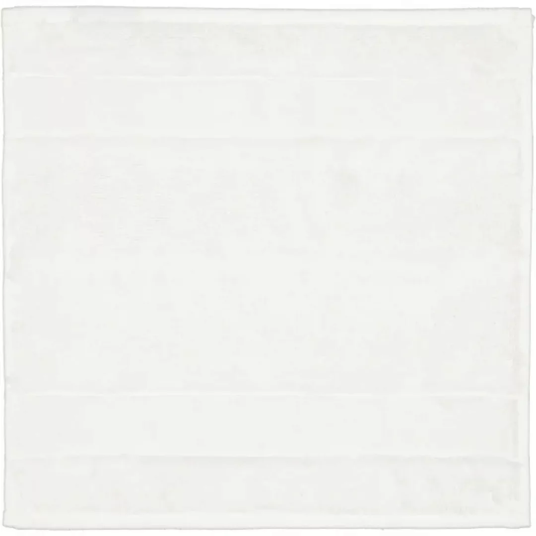 Cawö - Noblesse2 1002 - Farbe: 600 - weiß - Seiflappen 30x30 cm günstig online kaufen