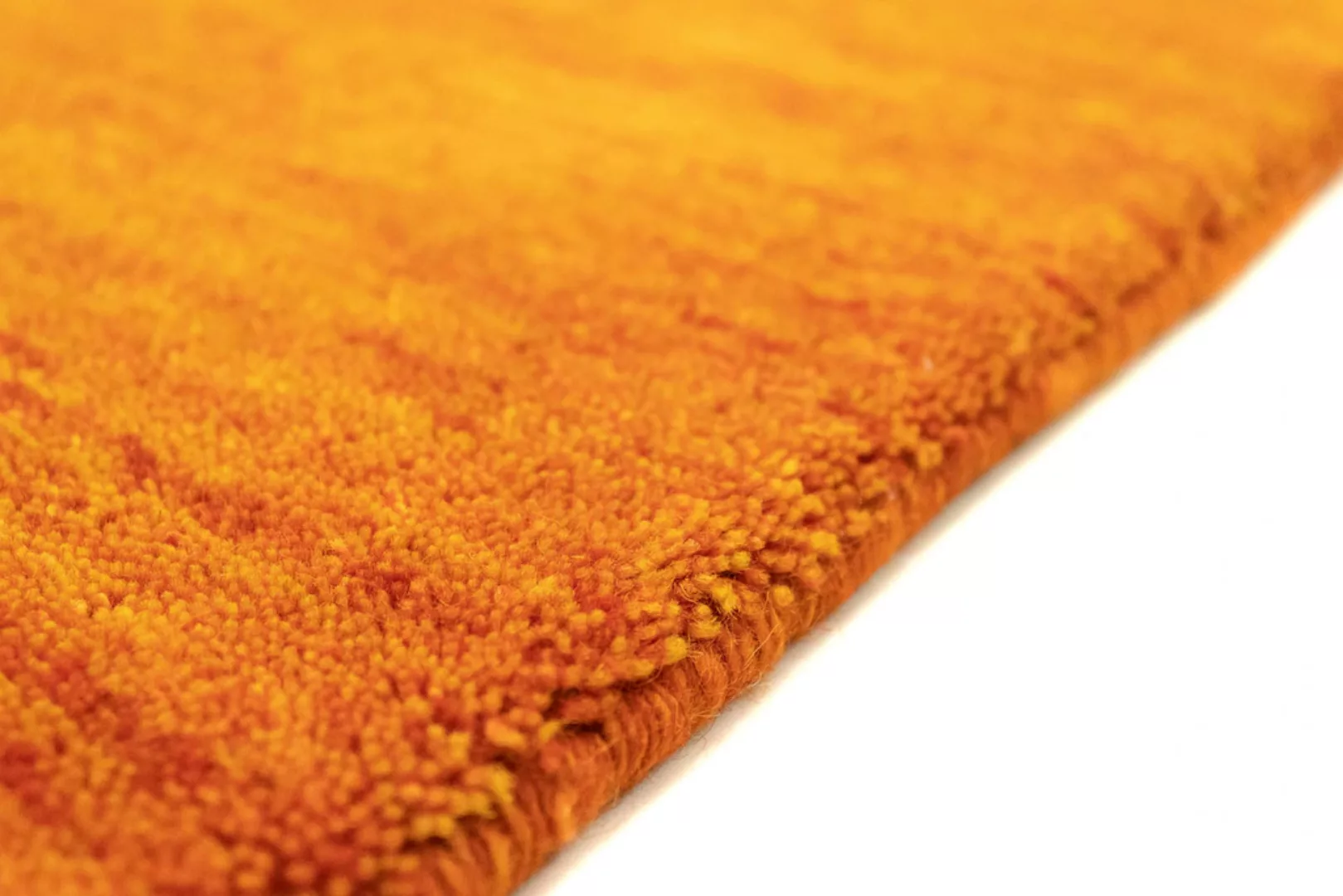 morgenland Wollteppich »Gabbeh Teppich handgewebt orange«, quadratisch, Kur günstig online kaufen