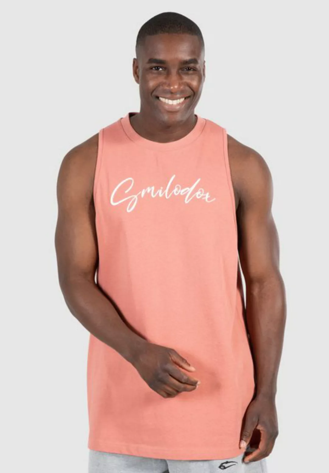 Smilodox Tanktop Bennet 100% Baumwolle günstig online kaufen