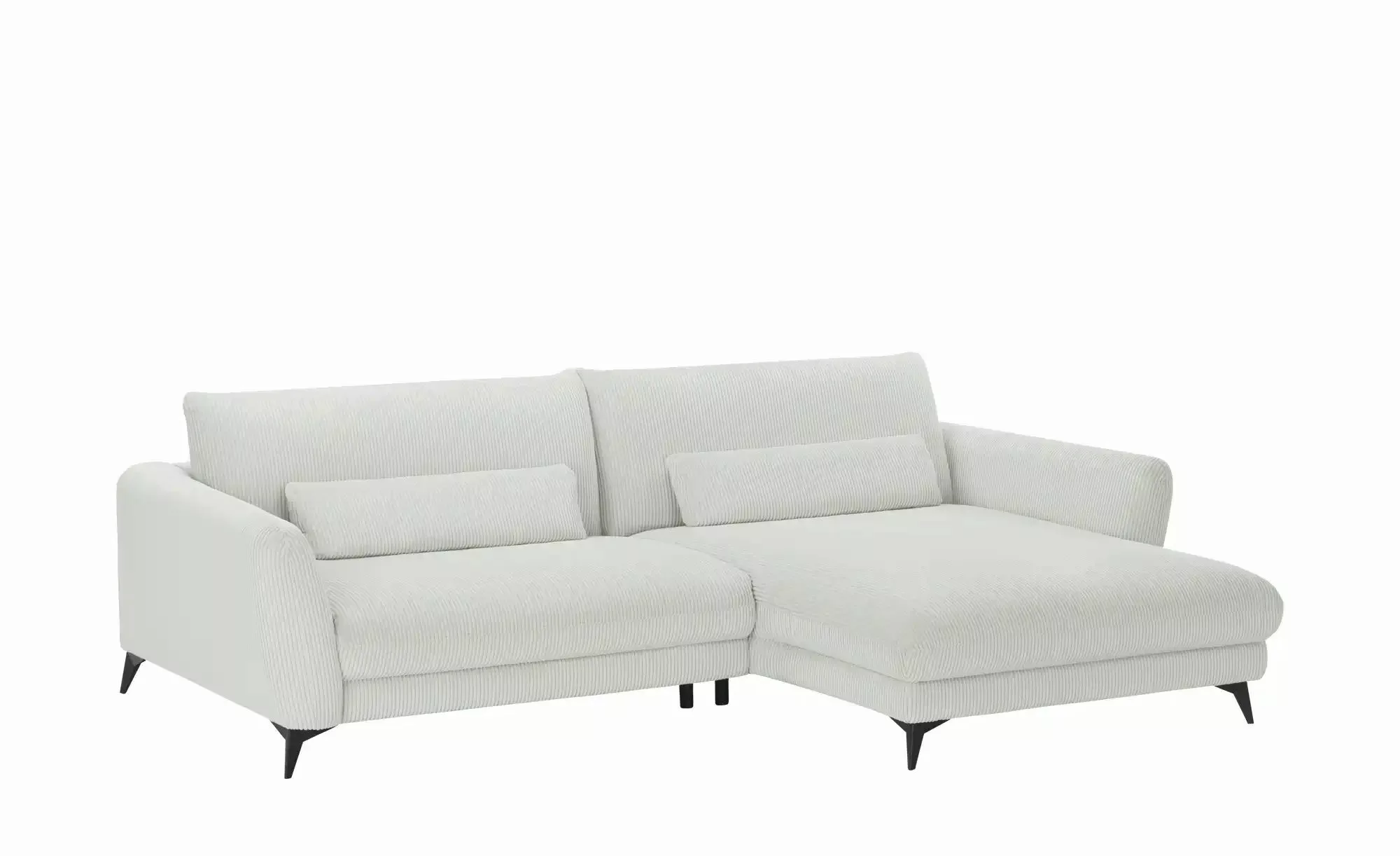 Ecksofa Cordstoff Amina ¦ grau ¦ Maße (cm): B: 288 H: 81 T: 194.0 Polstermö günstig online kaufen