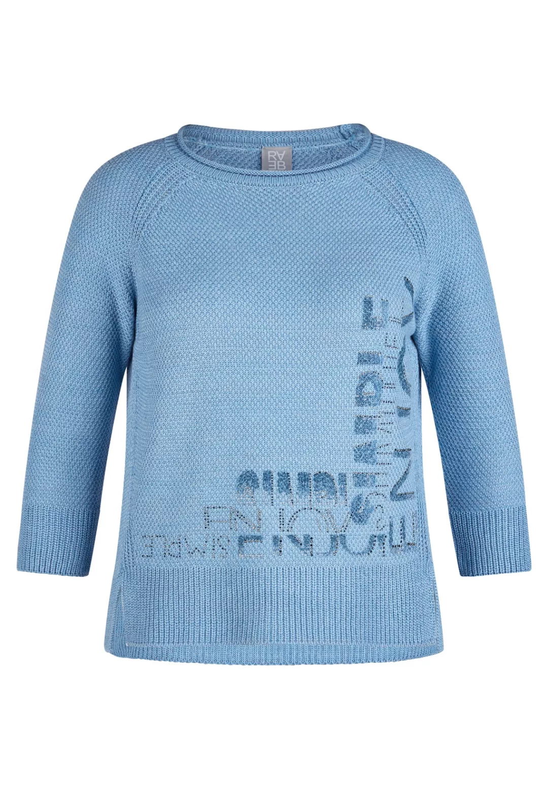 Rabe Strickpullover "RABE Strickpullover mit Wording" günstig online kaufen