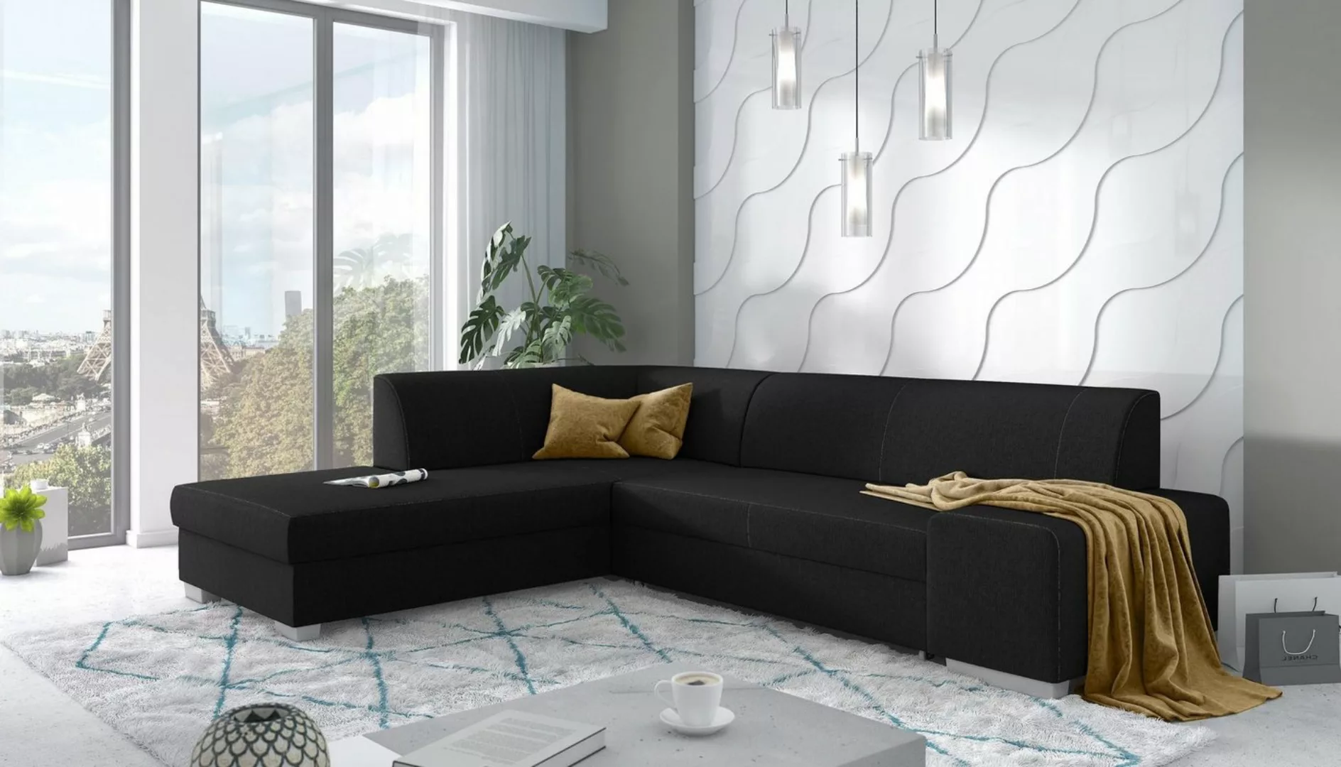 Stylefy Ecksofa Ticino, L-Form, Eckcouch, Bonellfederung günstig online kaufen